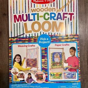 NWOT Melissa & Doug Wooden Multi-Craft Loom